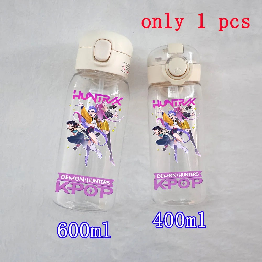 400ML-600ML K-pop Drinking Bottle School Hendrix Gourde.
