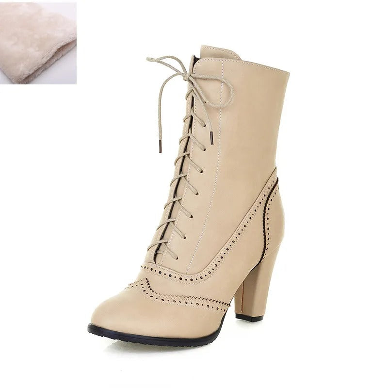 British Style Women's Brogue Shoes woman