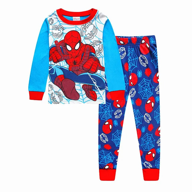2Pcs/set Spiderman Kids Pajamas for Toddlers Boys