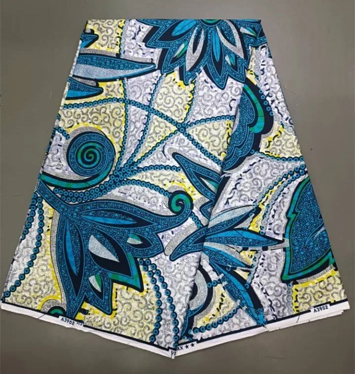 Ankara Fabric 6 Yards African Fabric for Party Dress