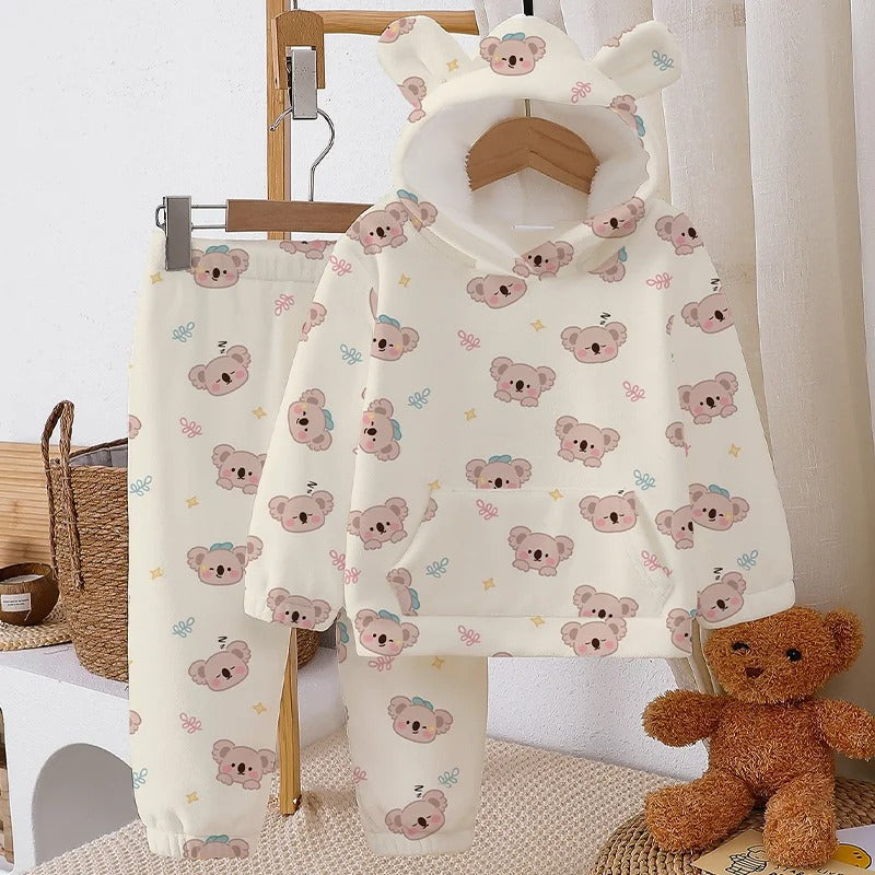 Two-Piece Set Long Sleeve Outfit for Baby Boys