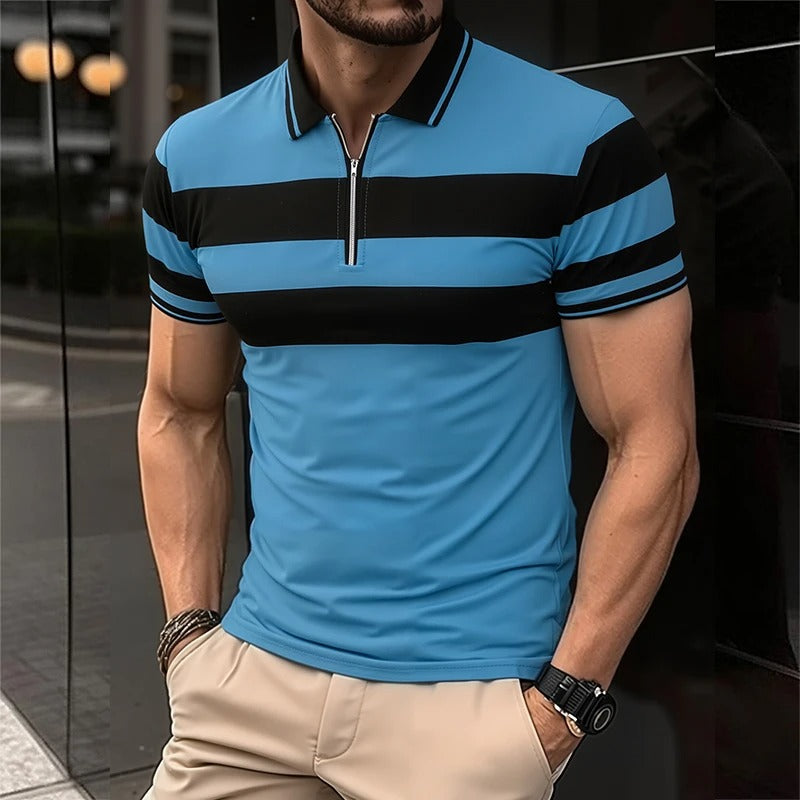 Summer Short Sleeve Polo Casual Breathable Comfortable Spicing Polo Shirt