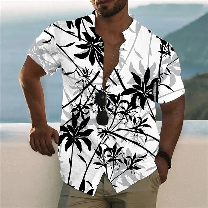 Men's shirt pattern shirt printed shirt
