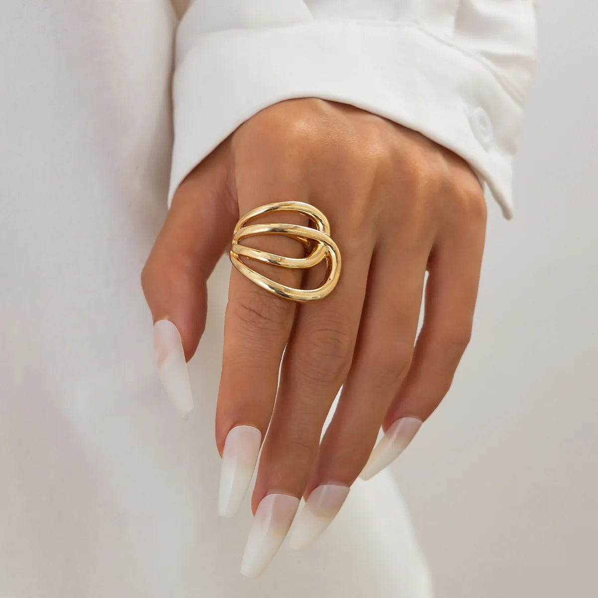 Alloy Open Cuff Bracelet Bangles