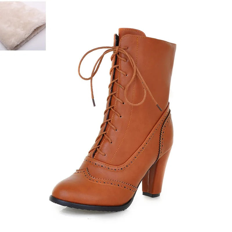British Style Women's Brogue Shoes woman