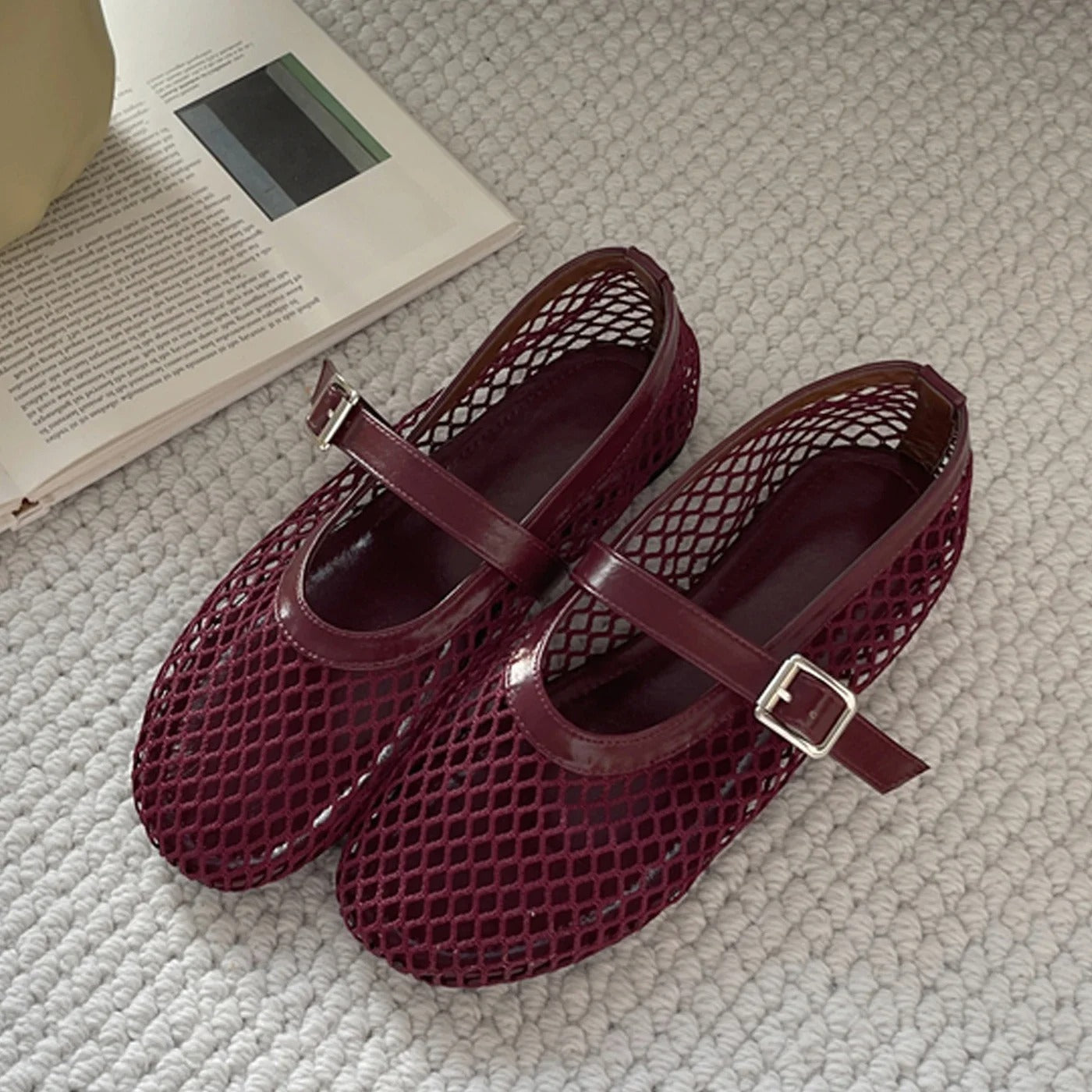 Designer Cozy Mesh Heels Women