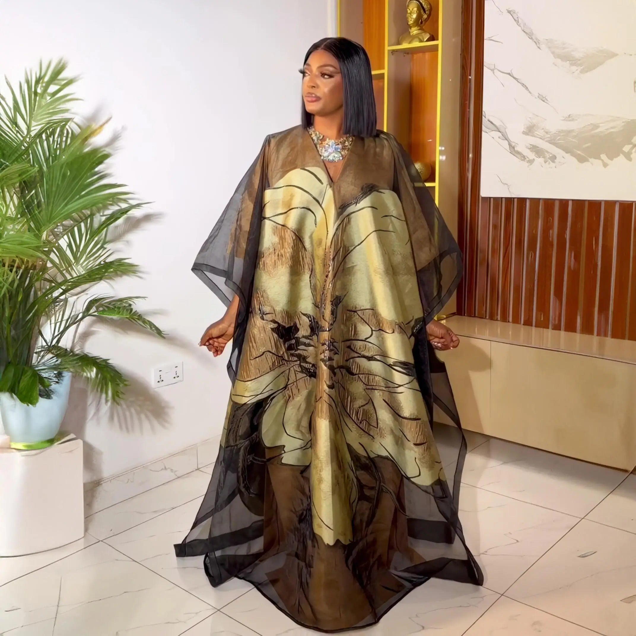 New Design African dresses for woman Embroidery Clothing African dresses.