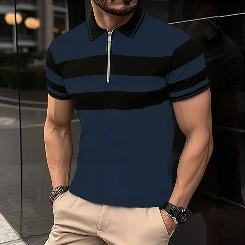 Summer Short Sleeve Polo Casual Breathable Comfortable Spicing Polo Shirt