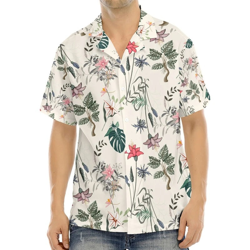 Men's shirt pattern shirt printed shirt