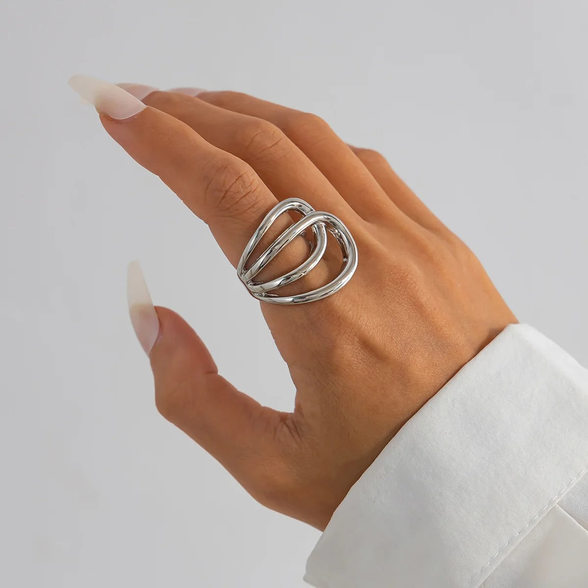 Alloy Open Cuff Bracelet Bangles