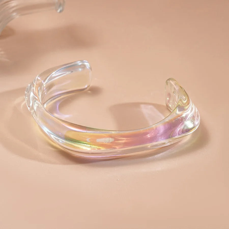 Irregular Large Wide Cuff Bracelet