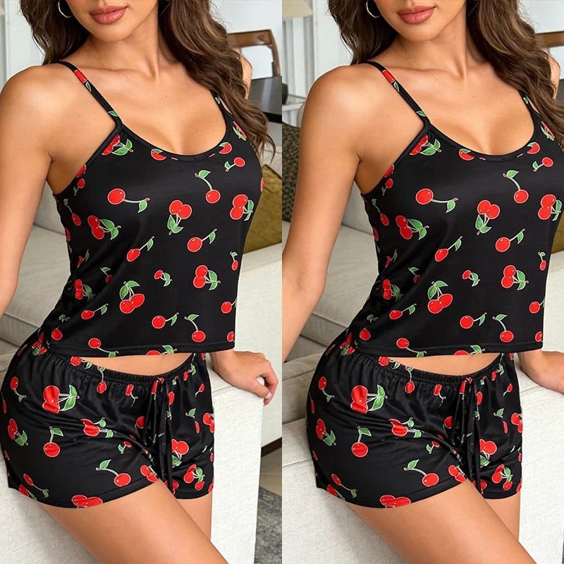 2Pcs/SET Women Sexy Sleepwear.
