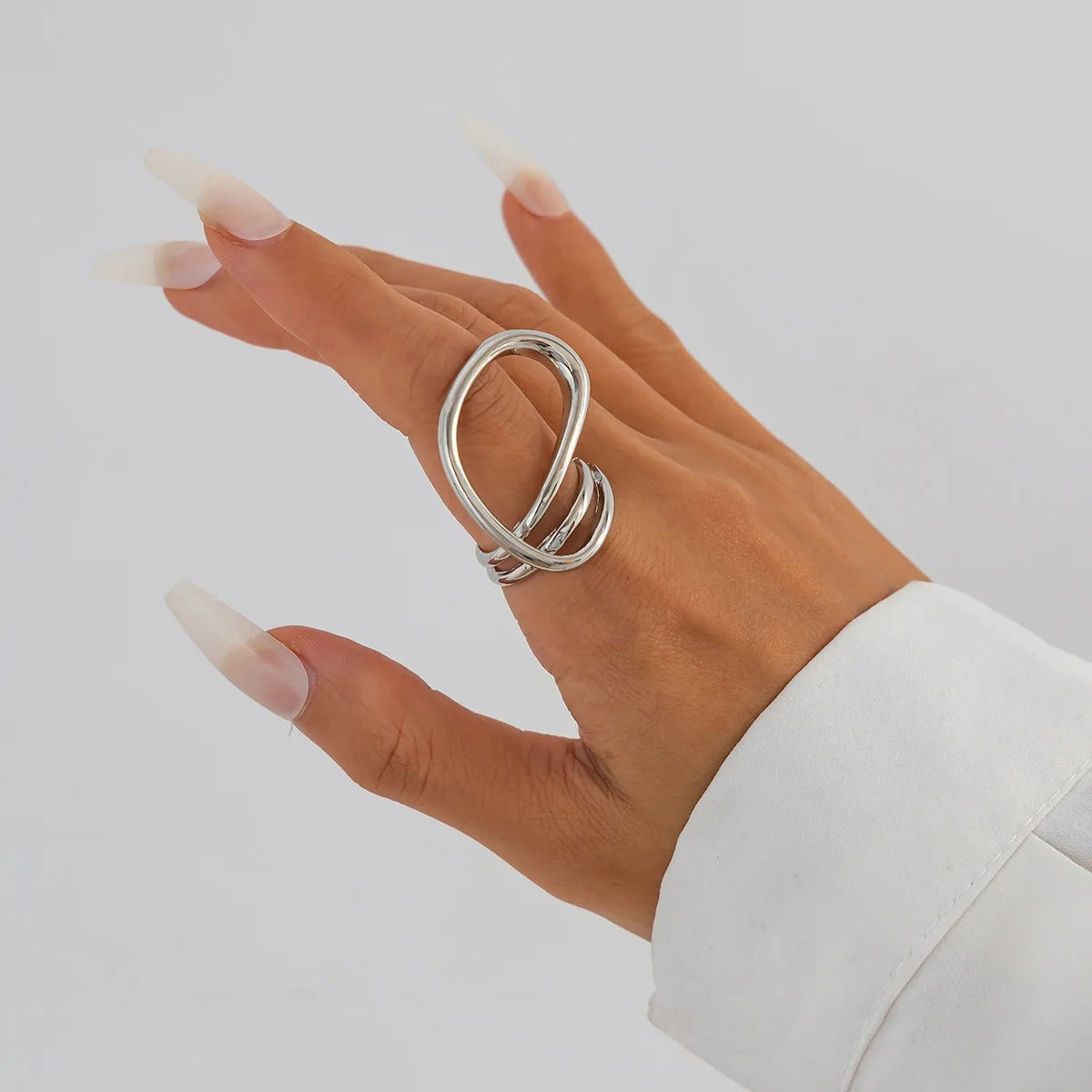 Alloy Open Cuff Bracelet Bangles