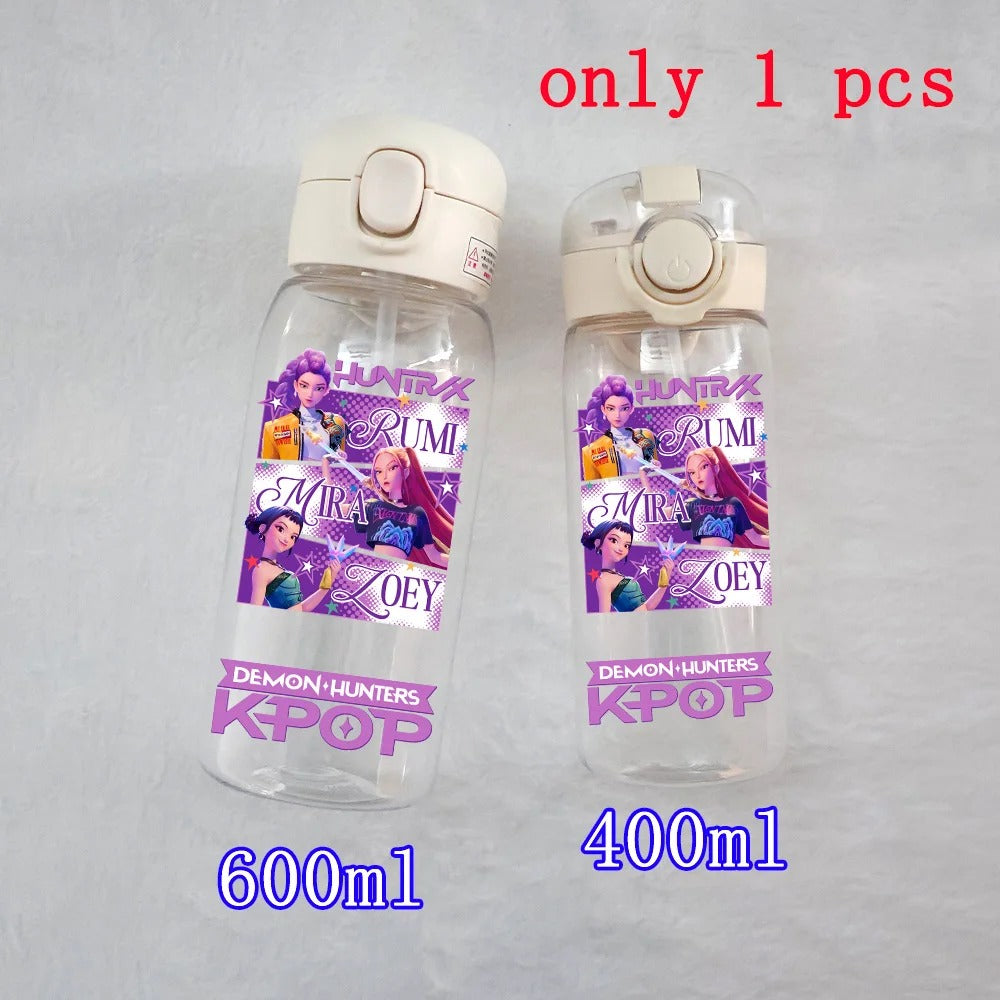 400ML-600ML K-pop Drinking Bottle School Hendrix Gourde.