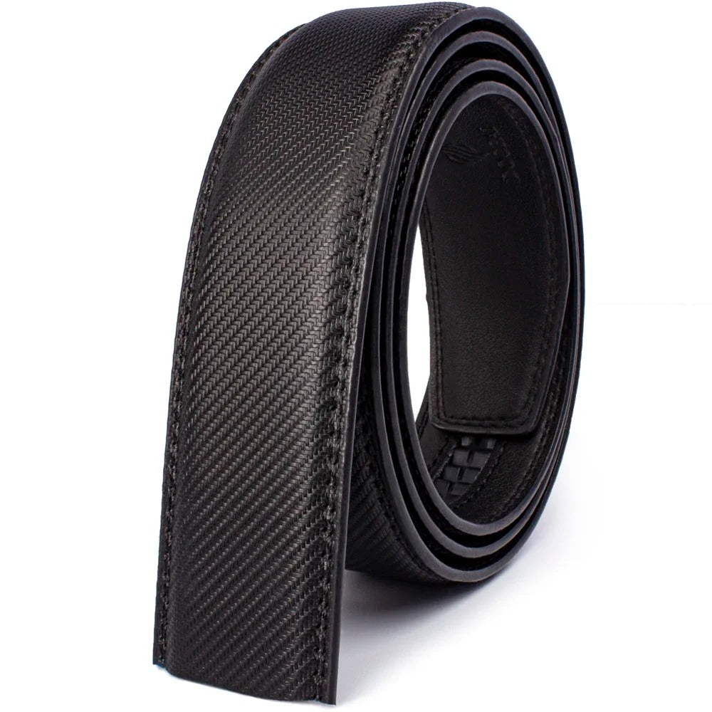 Leather Belts Without Buckle for Men Women High Quality Male Jeans Belt