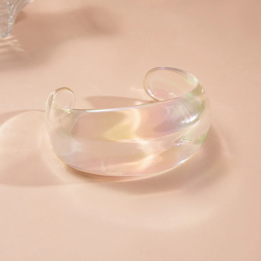 Irregular Large Wide Cuff Bracelet