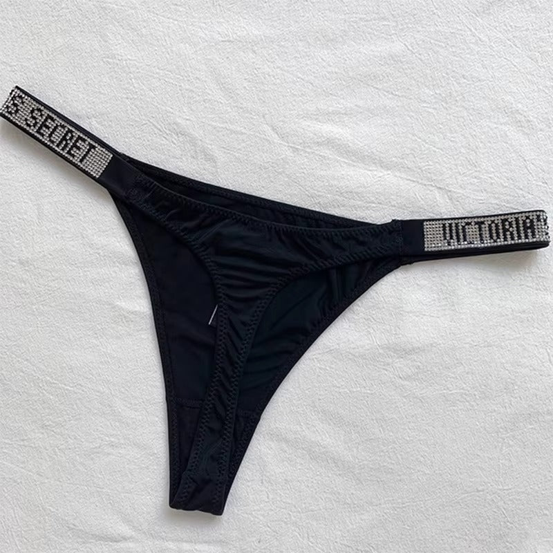 Rhinestone Love Secret Thongs