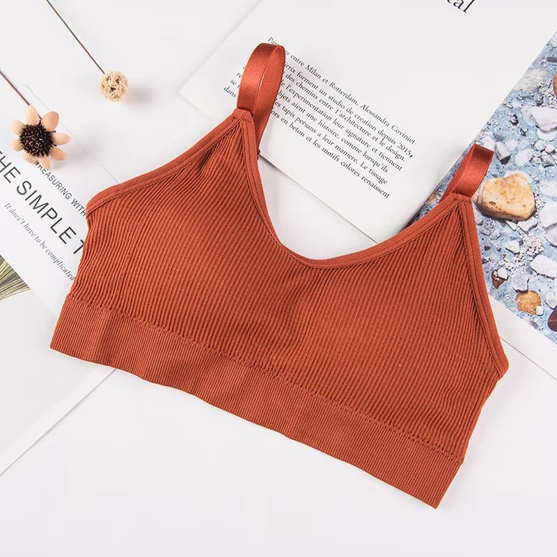 Wireless longline bra