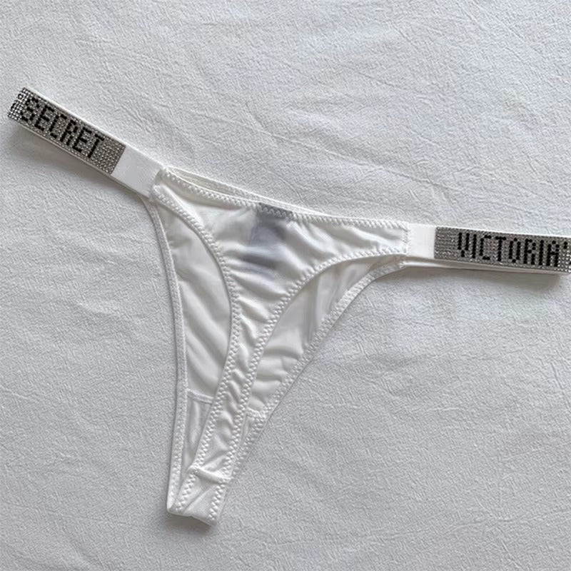 Rhinestone Love Secret Thongs
