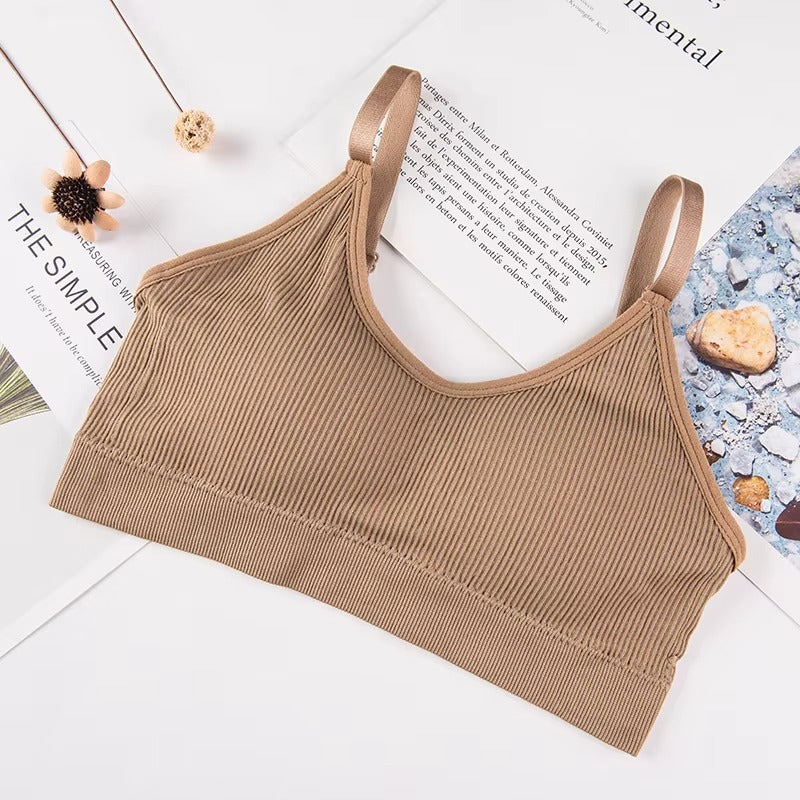 Wireless longline bra