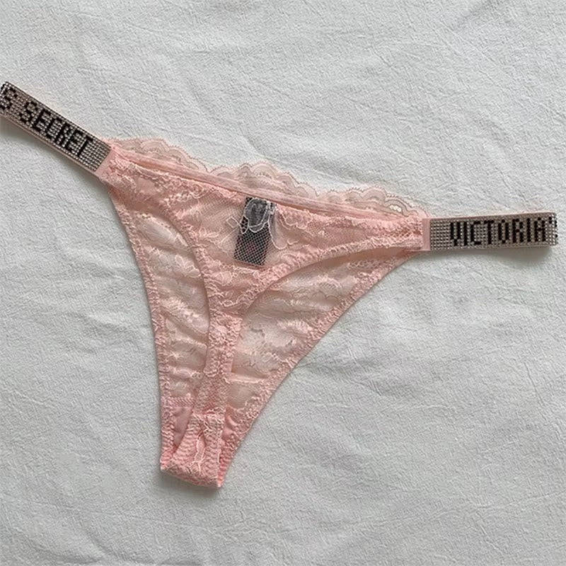 Rhinestone Love Secret Thongs