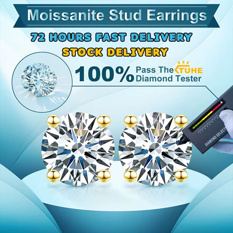 Rhinestone Ear Studs Earrings