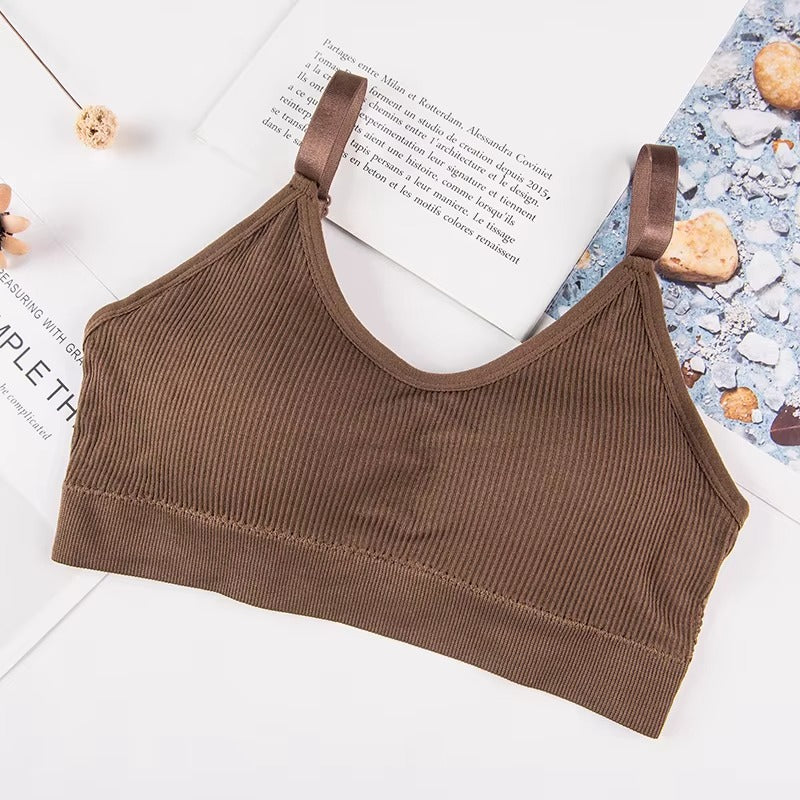 Wireless longline bra