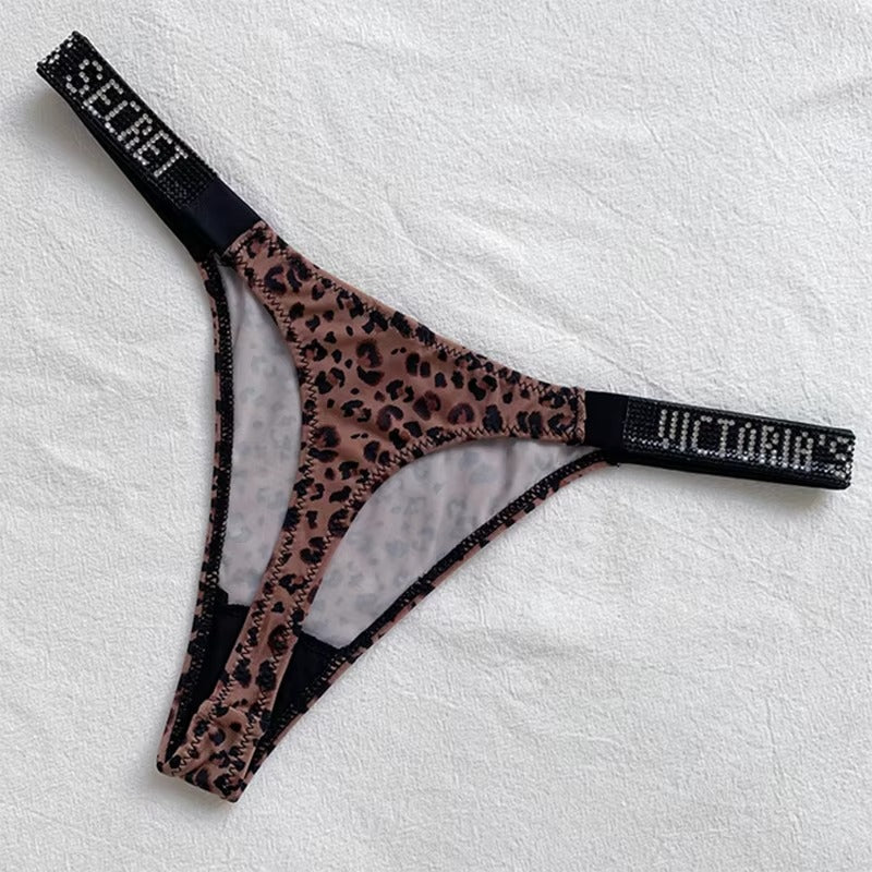 Rhinestone Love Secret Thongs