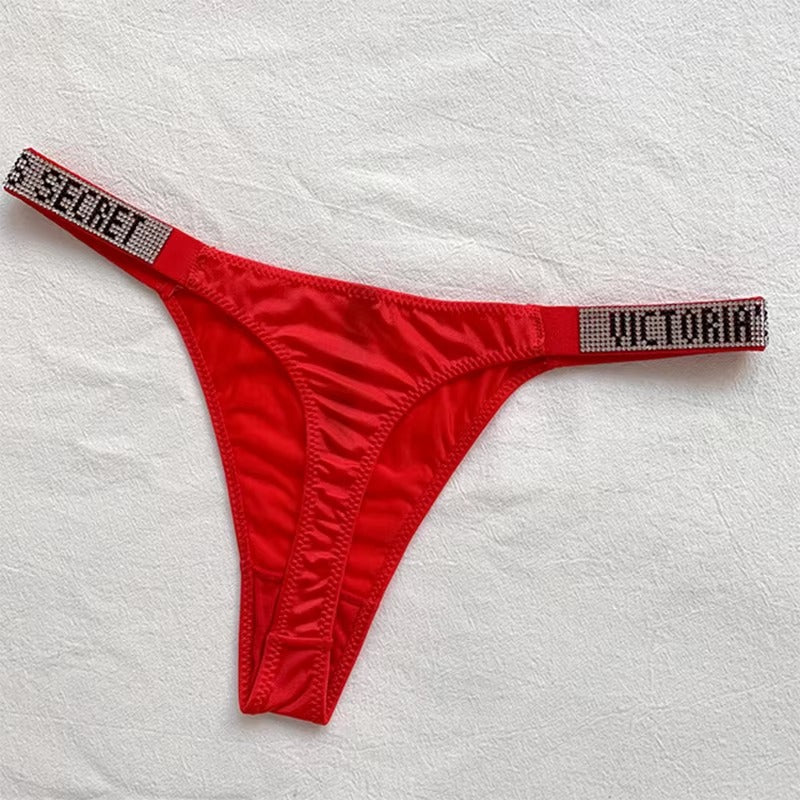 Rhinestone Love Secret Thongs